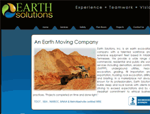 Tablet Screenshot of earthsolutionsinc.com